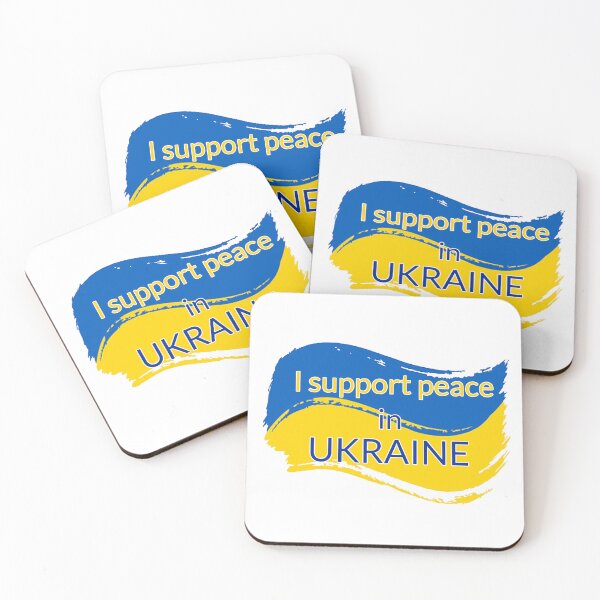 Item preview, I Support Ukraine - Flag designed and sold by AlexNik.
