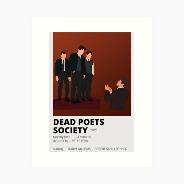 Dead Poets Society Print Wall Art Movie Art Physical Print Art ...