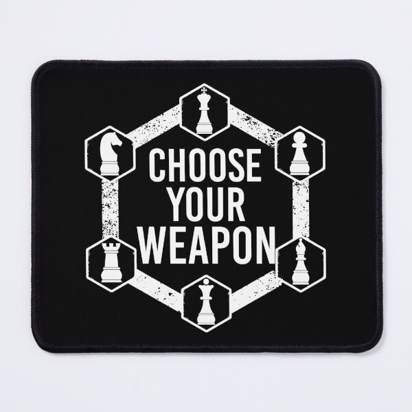Item preview, Choose Your Weapon Chess designed and sold by Hapoel.
