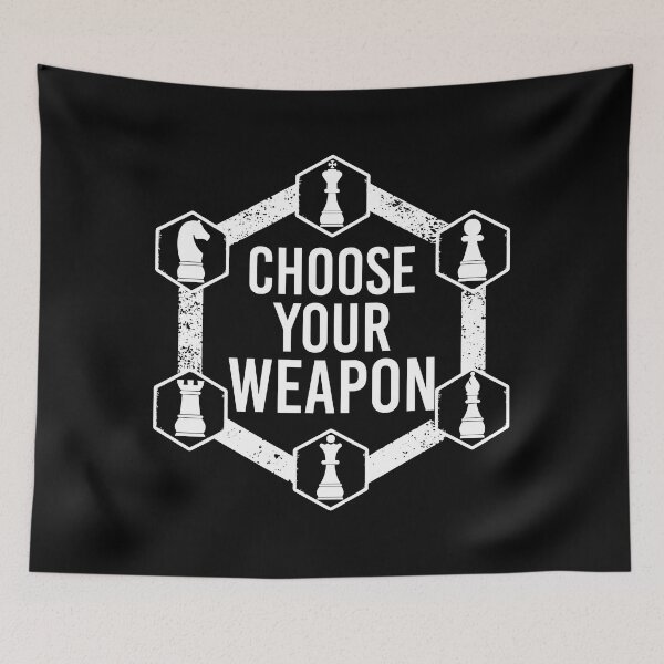Item preview, Choose Your Weapon Chess designed and sold by Hapoel.