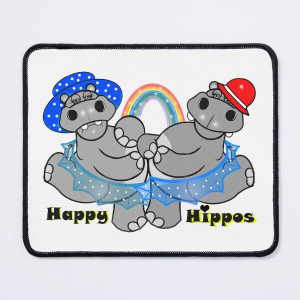 Item preview, Happy hippos  designed and sold by Shirley cute art .