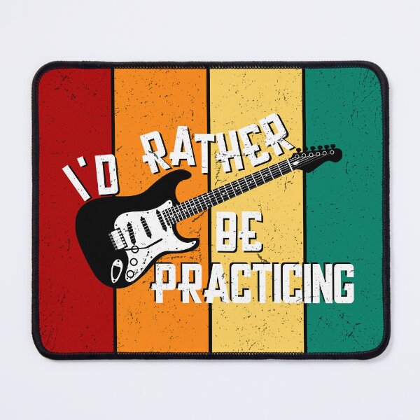 Item preview, I'd Rather Be Practicing - Electric Guitar designed and sold by bloody-L.