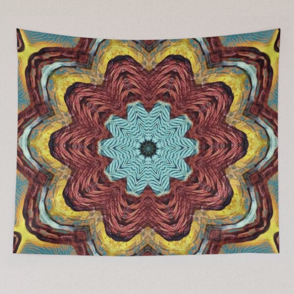 Item preview, Knitting Ball Flower Art  designed and sold by mindmaster007.