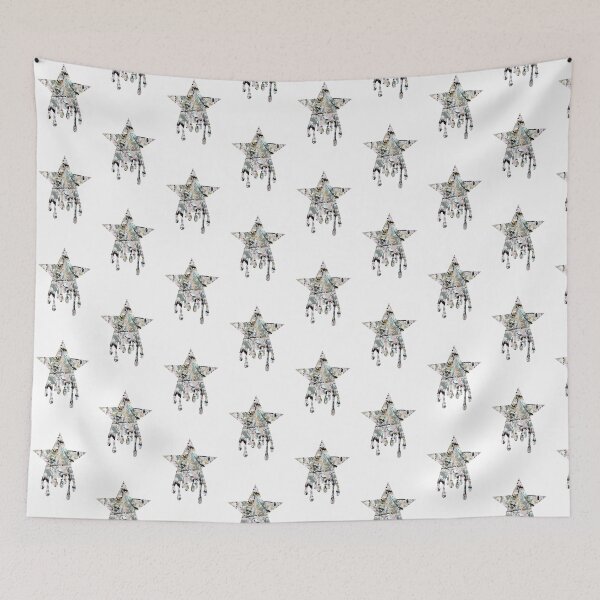 Item preview, Pollock Dripping Star  designed and sold by Gccartworks.