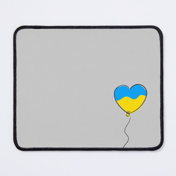 Item preview, Ukraine in my heart, I stand with Ukraine, Ukraine balloon minimalistic design designed and sold by BeRudeShop.