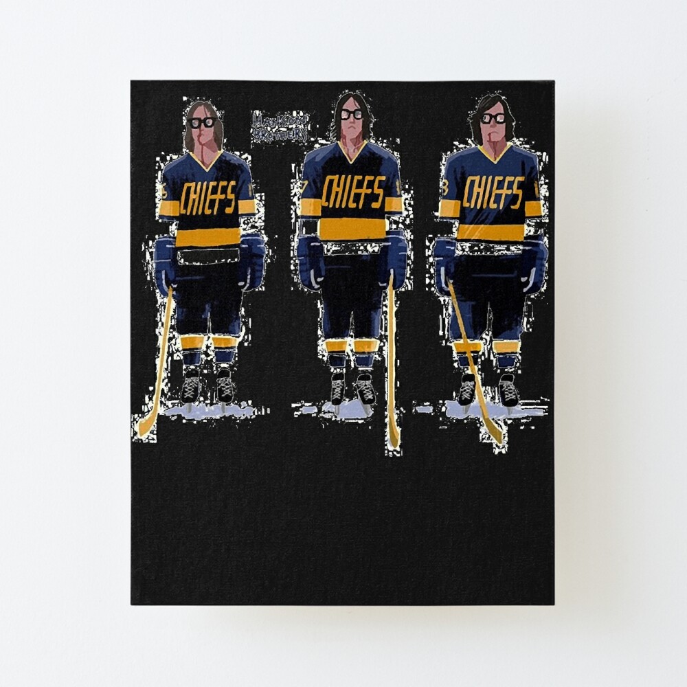 Slap shot charlestown chiefs hanson brothers white Essential T-Shirt for  Sale by EricaMlak