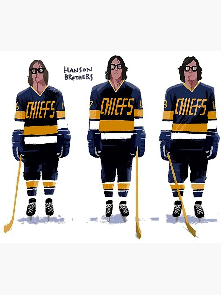 Hanson Brothers Reggie Dunlop Hockey Jersey Charlestown Chiefs Slap Shot 2  Color