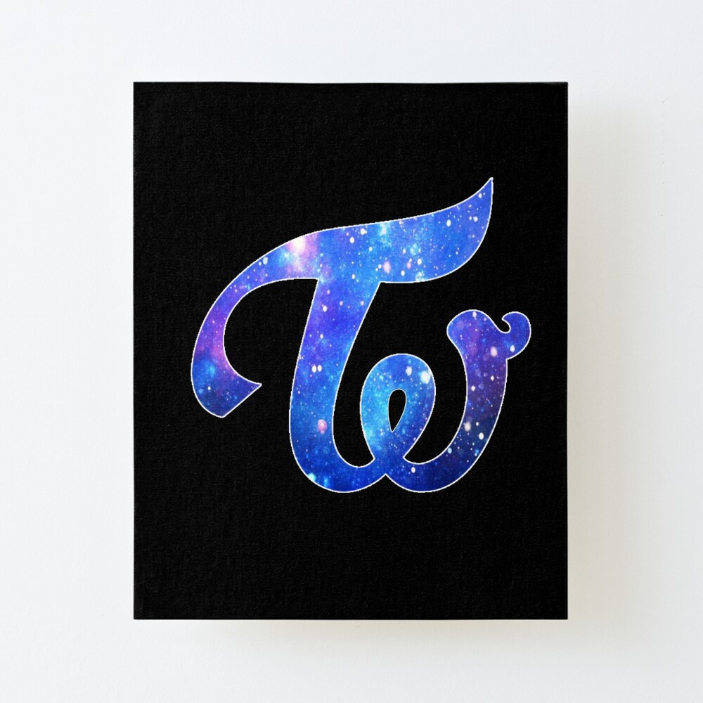 Twice Logo Blue Galaxy Art Board Print By Hiraethwonders Redbubble