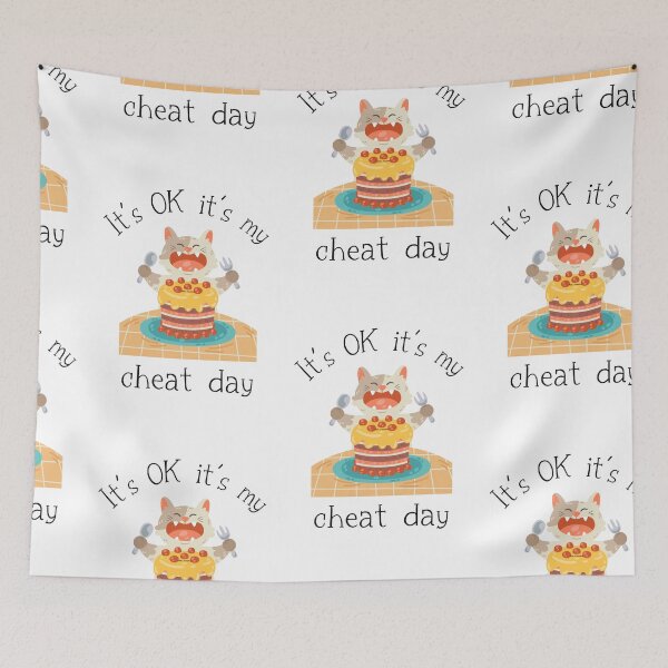 Item preview, Its OK Its My Cheat Day, Dont Judge Me designed and sold by SportyDogShop.