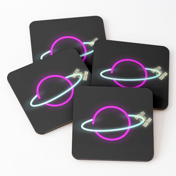 Item preview, Neon International Space Station designed and sold by RedFirecracker.