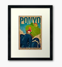 Ponyo Framed Print