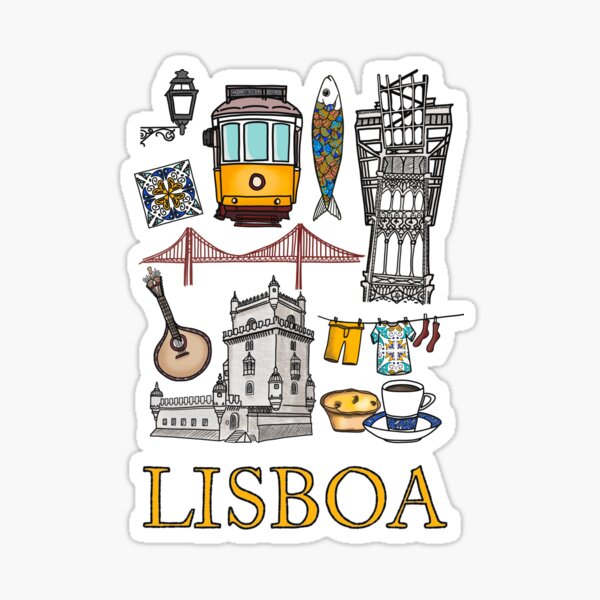 Artikel-Vorschau von Lissabon in Farbe, designt und verkauft von ClaudiaBrueggen.
