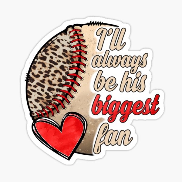 Item preview, Baseball Mom Biggest Fan Apparel for Baseball Season designed and sold by tjred01.