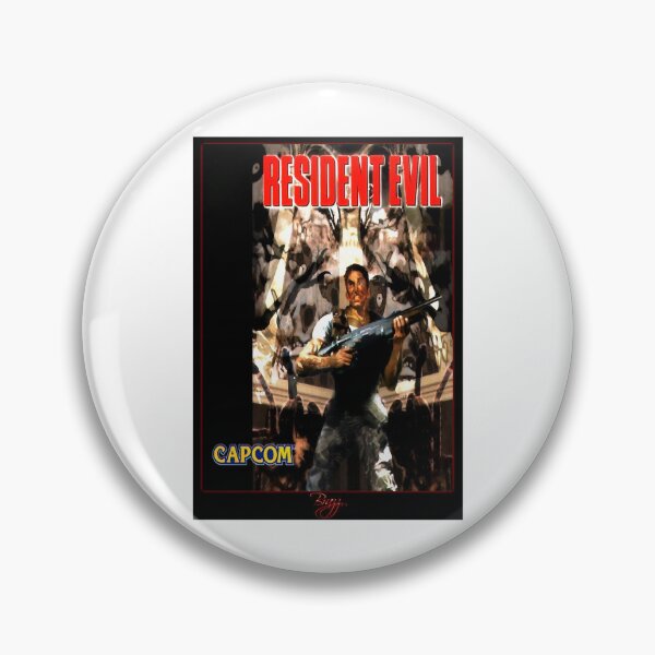 Item preview, Creative Survival Horror Video Game Alluring Resident Evil Playstation Na Original Box Cover Graphic designed and sold by OverbayStraight.