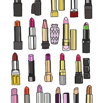 Artwork thumbnail, Your favorite lipstick collection by uzualsunday