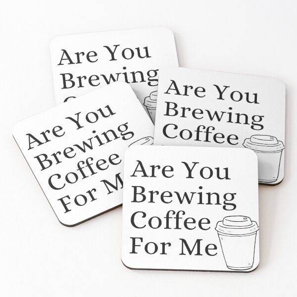 Item preview, ¿Estás preparando café para mí? - Pegatina designed and sold by Merry Moon Store.