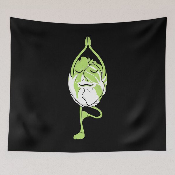 Item preview, Cabbage Lover Women Healthy Salad Meditation Yoga designed and sold by DSWShirts.