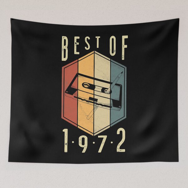 Item preview, Best Of 1972 50 Year Old Gifts Cassette Tape 50th Birthday  designed and sold by KathrineSandnes.