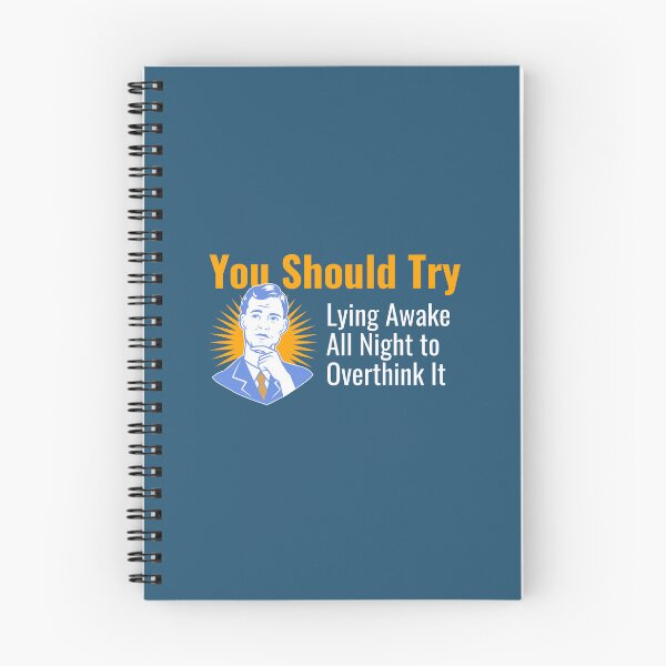 Item preview, Lie Awake All Night Overthinking Thoughtful Man Design designed and sold by IronicBGear.