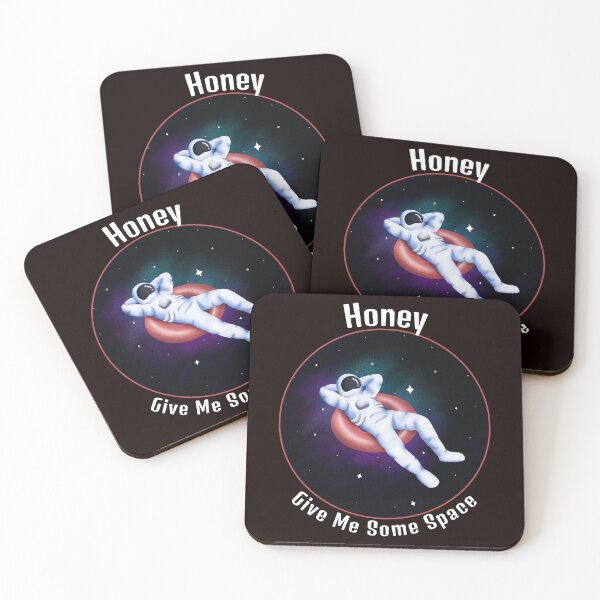 Item preview, Honey Give Me Some Space BLACK designed and sold by LargeShop.
