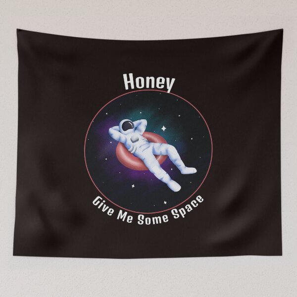 Item preview, Honey Give Me Some Space BLACK designed and sold by LargeShop.