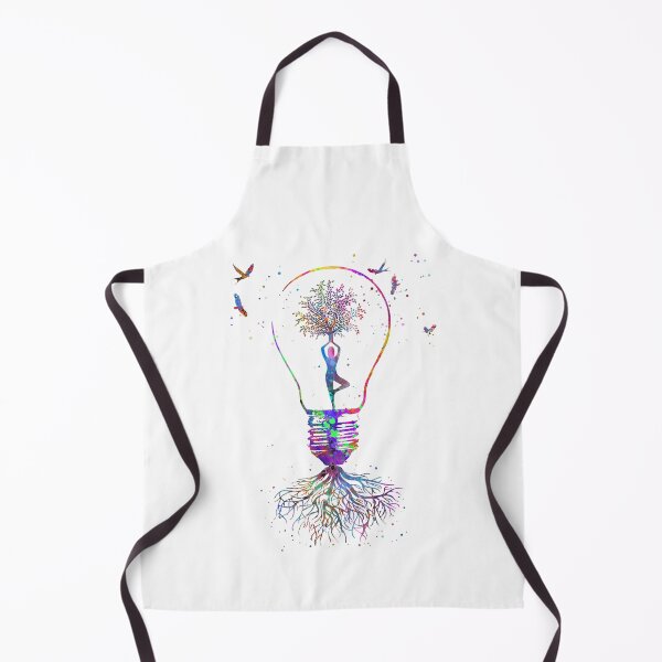 Item preview, Yoga tree, yoga tree pose, tree rooted, yoga pose in bulb designed and sold by Rosaliartbook.