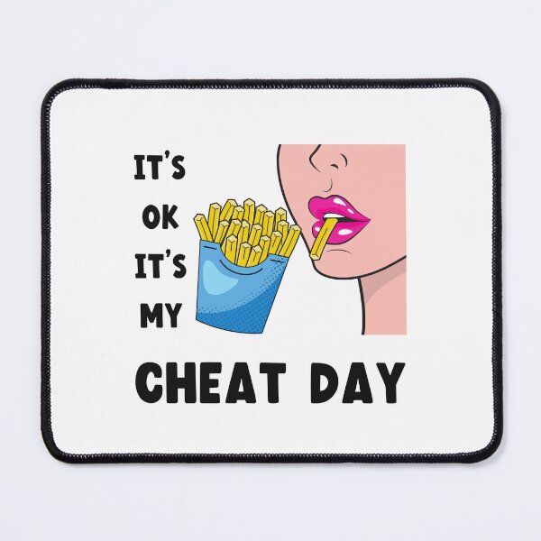 Item preview, Its OK Its My Cheat Day, Its Fry Day designed and sold by SportyDogShop.