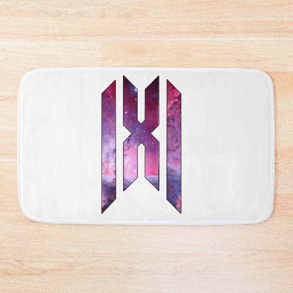 Item preview, Monsta X Logo (Purple-Red Galaxy) designed and sold by hiraethwonders.