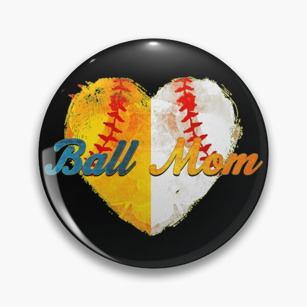 Item preview, Softball Baseball Heart Ball Mom Apparel for Baseball Season designed and sold by tjred01.