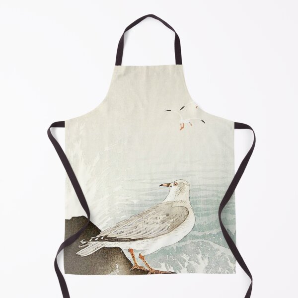 Item preview, Gull on rock (1900 - 1910) by Ohara Koson without white border.  designed and sold by CristalleLisa.