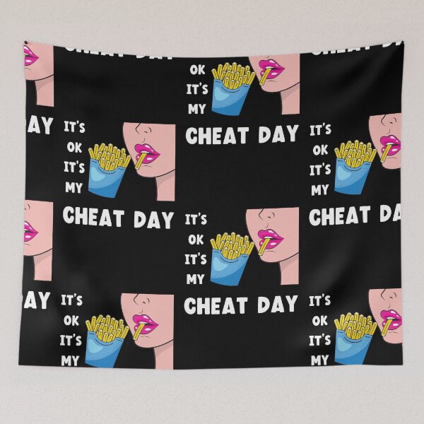 Item preview,  Its OK Its My Cheat Day, Its Fry Day designed and sold by SportyDogShop.