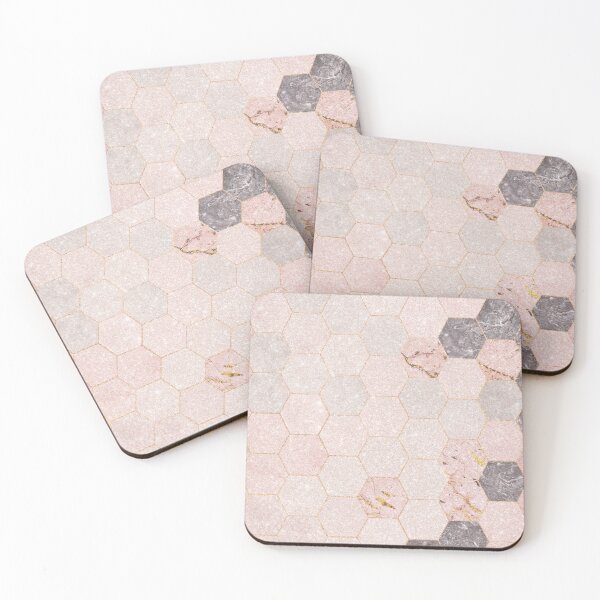 Item preview, pink sparkling marble pattern designed and sold by Beeroclock.