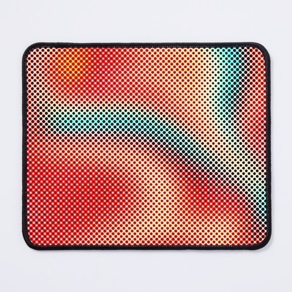 Item preview, Red Blue Green Orange Halftone Pattern designed and sold by BilgePaksoylu.