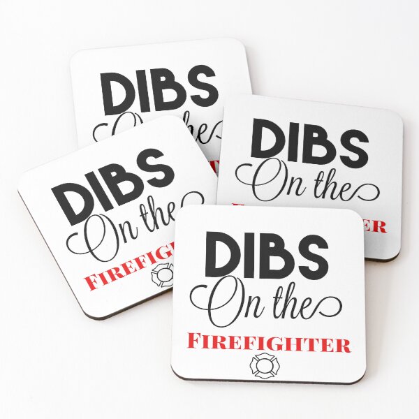 Item preview, Dibs on the firefighter designed and sold by JodysCreations.