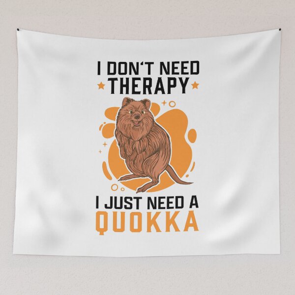Item preview, Quokka no therapy Australia marsupial quokka designed and sold by madgrfx.