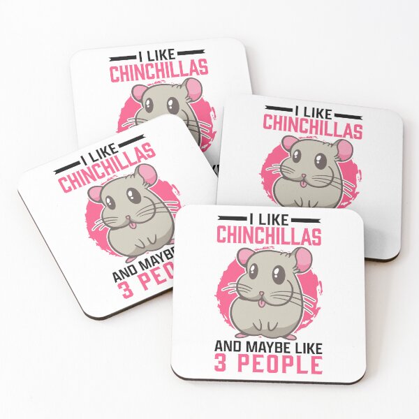Item preview, I like chinchilla rodent dust mouse gift designed and sold by madgrfx.