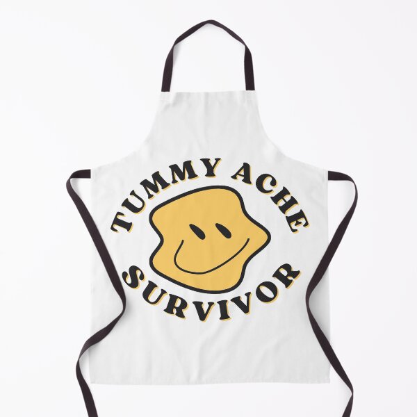 Item preview, Tummy Ache Survivor Yellow Smiley designed and sold by bridglet.