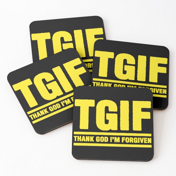 Item preview, TGIF - Thank God I am Forgiven designed and sold by plushism.