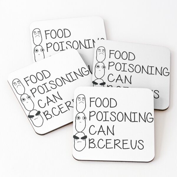 Item preview, Food poisoning can b.cereus funny bacteria sarcasm designed and sold by TheMattDesigns.