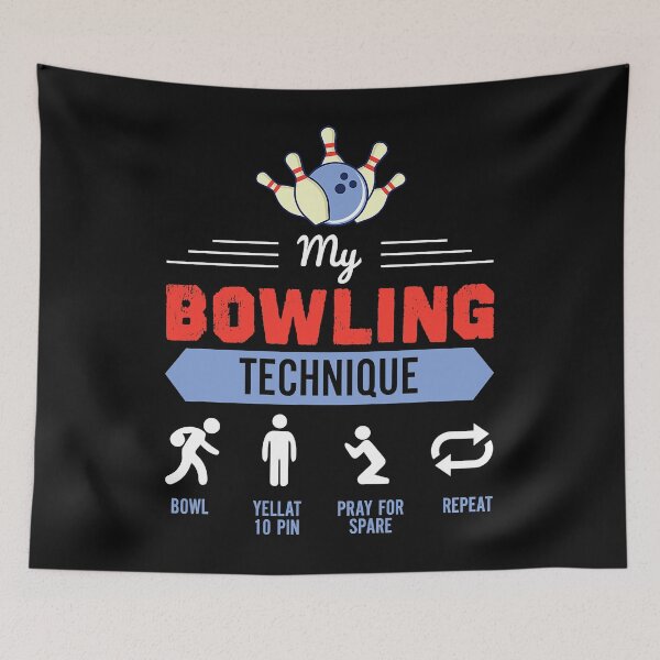 Item preview, My Bowling Technique Funny Bowler designed and sold by fultond.