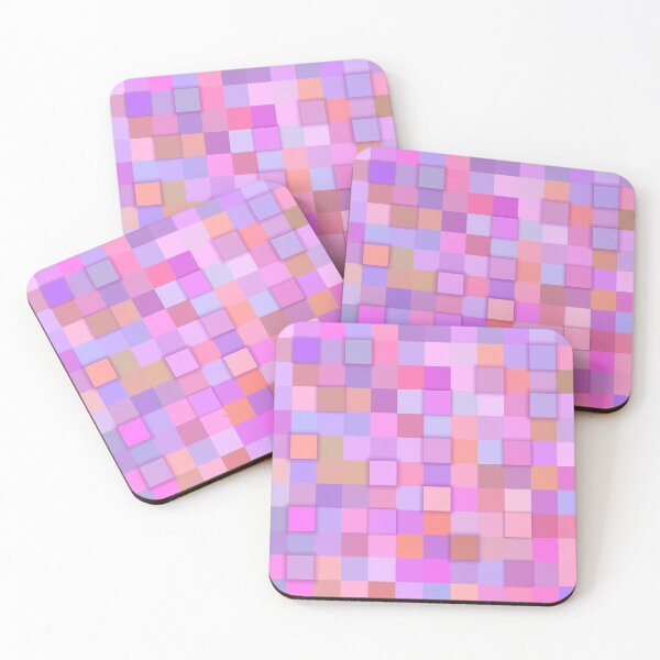 Item preview, Pink Square Colored Pattern designed and sold by risingrocket.