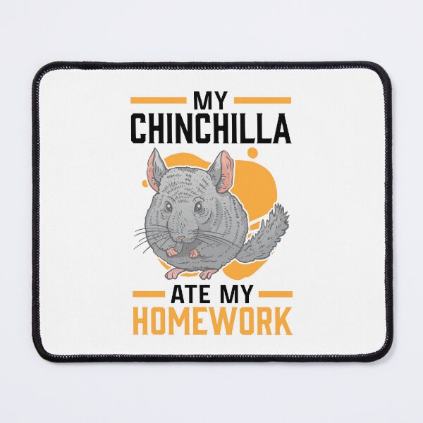 Item preview, Chinchillas doing homework eaten dust bunnies designed and sold by madgrfx.