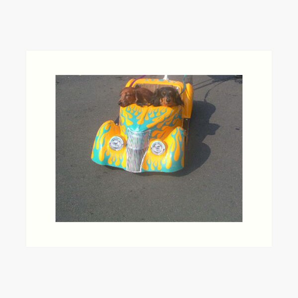 Item preview, Dashund Driving designed and sold by Johanna  Rutter.