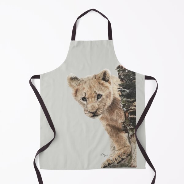 Item preview, Cute Brave Lion Cub | animal art designed and sold by NathBros.