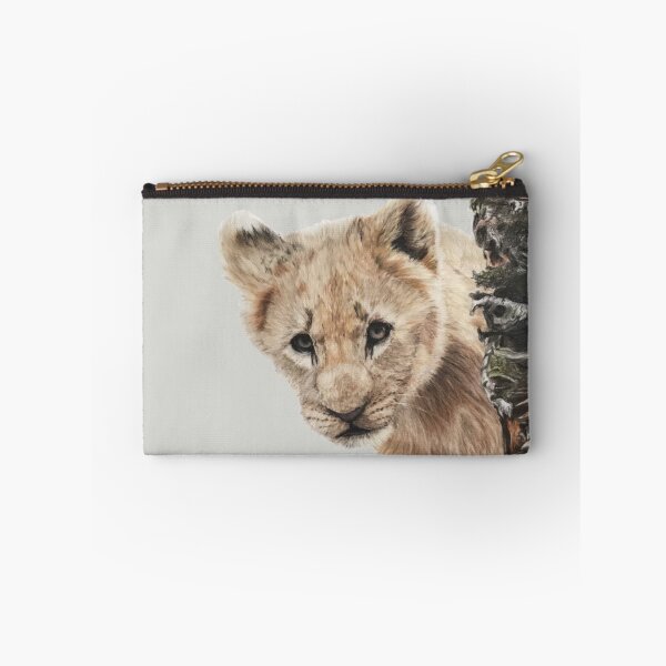 Item preview, Cute Brave Lion Cub | animal art designed and sold by NathBros.