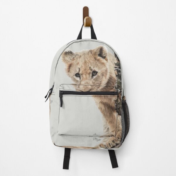 Item preview, Cute Brave Lion Cub | animal art designed and sold by NathBros.