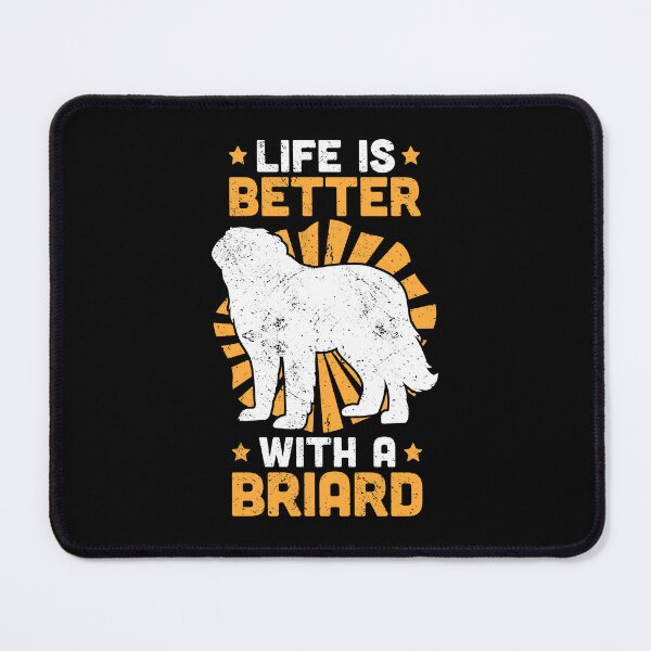 Item preview, Life is better with a Briard Berger de Brie designed and sold by madgrfx.