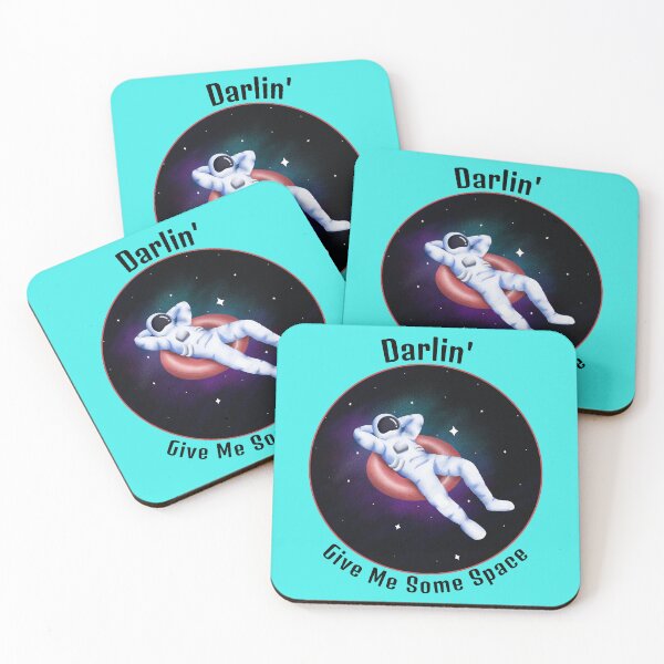 Item preview, Darlin Give Me Some Space AZURE BLUE designed and sold by LargeShop.