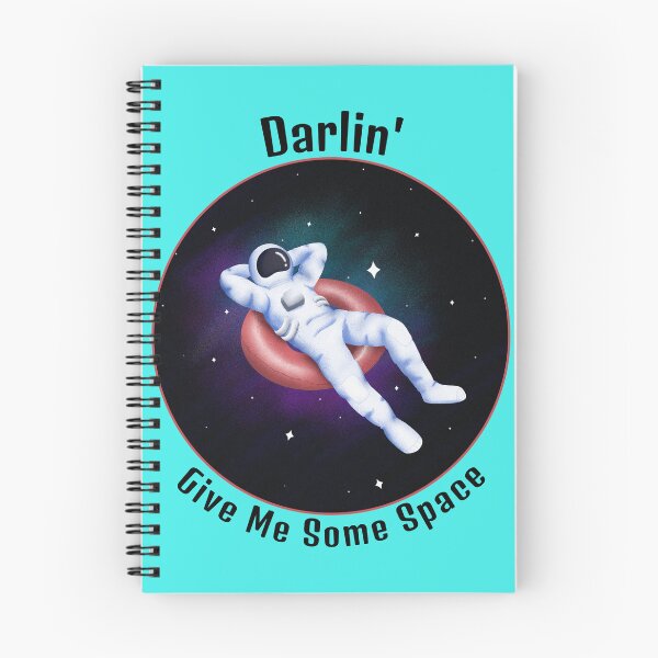 Item preview, Darlin Give Me Some Space AZURE BLUE designed and sold by LargeShop.