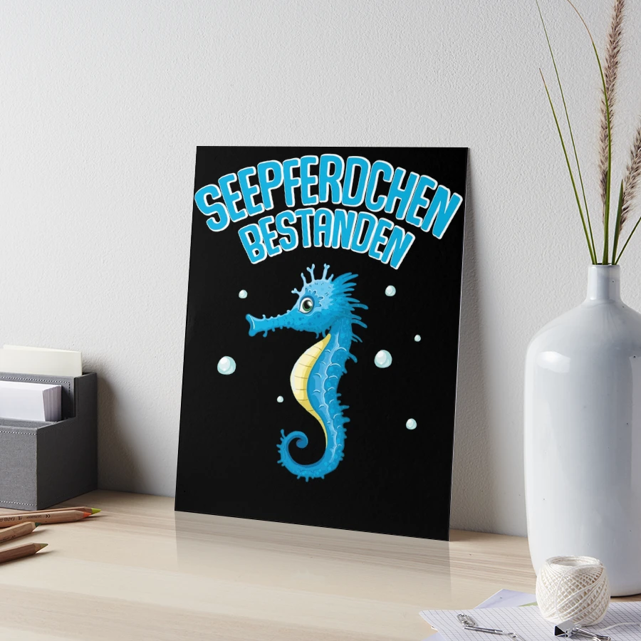 Seepferdchen Tasse Als Geschenk Für Bestandene Schwimmabzeichen – Motiviert Kinder, Spülmaschinengeeignet